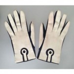 vintage pierre cardin space age gloves