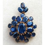 vintage sapphire pendant