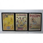 vintage set 1905 circus posters