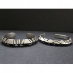 vintage set two navajo sterling bracelets