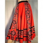 vintage tel art circle skirt