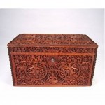 antique 19th century sandalwood box