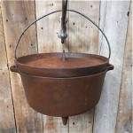 antique campfire cast iron dutch oven