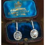 antique platinum diamond earrings